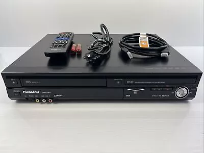 Panasonic DMR-EZ485V HDMI VHS/DVD Recorder Player W/ Remote & Cables • $179.99