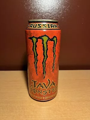 Java Monster Russian Coffee & Energy 15 Ounces Empty Can Missing Tab • $89.99