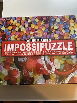 NEW SEALED Funtime Double-Sided Impossipuzzle Chocolate Beans & Sweets 550 Pcs • £14.99