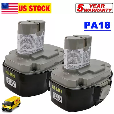 2x 18V 4.8Ah NiMh Battery For Makita 1823 1833 1834 1835 1835F 192828-1 • $38.89