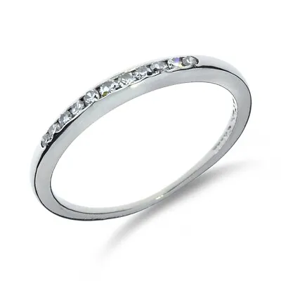 Vintage Platinum Diamond Wedding Band GR-2082 • $429