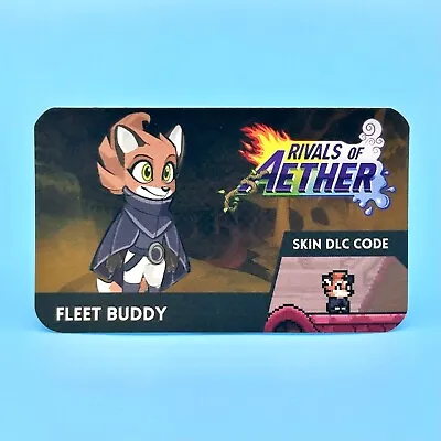 Dungeons Of Aether: Fox Fleet Buddy Skin DLC Code Steam PC Content Card Rivals • $20.95