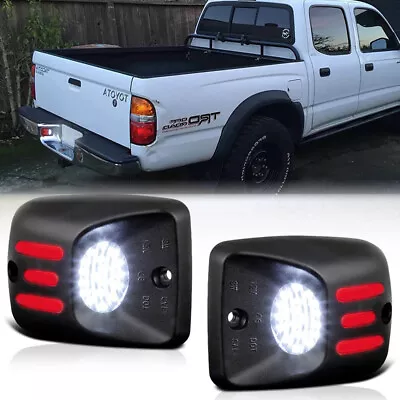 2pcs For Toyota Tacoma 1995-2004 Red OLED Tube LED License Plate Light  Tag Lamp • $13.29