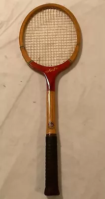 TAD DAVIS “Jet” Vintage Wood Tennis Racquet With Press And Cover • $19