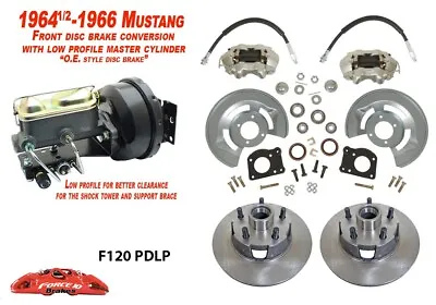 1964-66 Ford Mustang Front Power Disc Brake Conversion Kit - Low Profile Master • $885.75