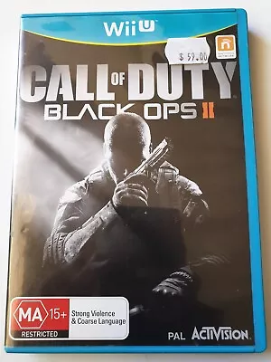 Call Of Duty Black Ops II Nintendo Wii U Free Postage • $13