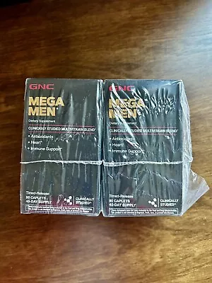 GNC Mega Man Multivitamin 90 Counts TWO BOTTLES • $16.99