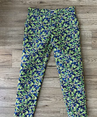 Boutique By Jaeger  Green Jacquard Trousers Size 10 • £12