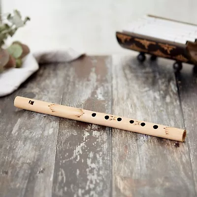 Vietnamese Bamboo Flute Wood Wind Percussion Hand Held Hand Made Aprox. 30cm • $14.93