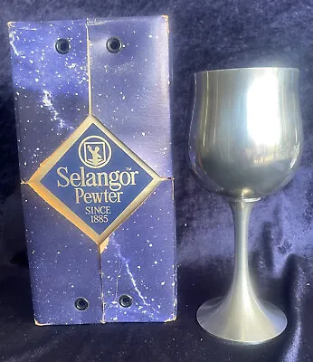 Royal Selangor Pewter 250ml Wine Goblet 2555 In Original Box 16.5cm High • $29.95