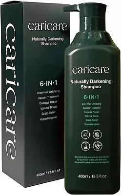 CariCare Naturally Gray Reducing Shampoo Hypoallergenic Hair Darkening Shampoo • $32.49