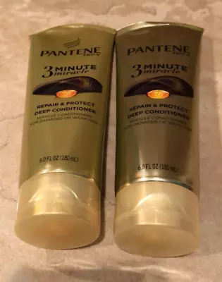 2 Pantene 3 Minute Miracle Repair & Protect Miracle Conditioning 6 Oz • $23.75