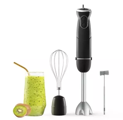 Homgeek  HB -6001 Multi Purpose Hand Blender Milk Frother Whisk -FPL -CP  • £7.99