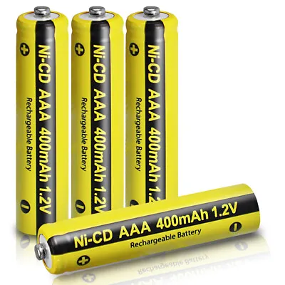 4PCS AAA 400mAh Rechargeable Batteries NiCd Battery For Garden Solar Ni-Cd US • $5.65