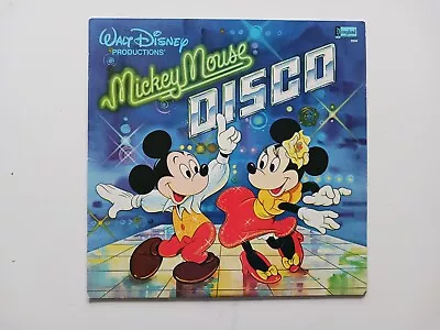 1979 Walt Disney Mickey Mouse Disco Disneyland 2504 Vinyl LP Record Vintage • $8