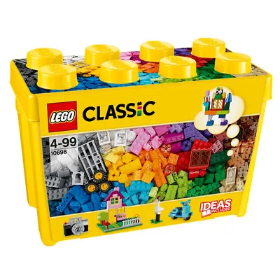 £34.90 • Buy LEGO Brick Box Large Classic Set 10698 Storage Box 790 Pieces Ages 4-99 Years