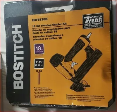 NEW Bostitch EHF1838K 18ga Engineered Hardwood Flooring Crown Stapler 1 - 1.5  • $299