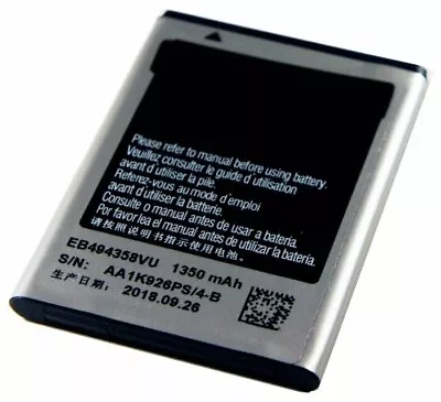 Brand New Samsung Galaxy Ace Replacement Battery X2 (2PCS)  EB494358VU S5830 • £11.99