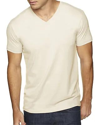 $8.29 • Buy NEW Next Level Men's Premium Fit Sueded V-Neck Sizes S-XL T-Shirt R-6440