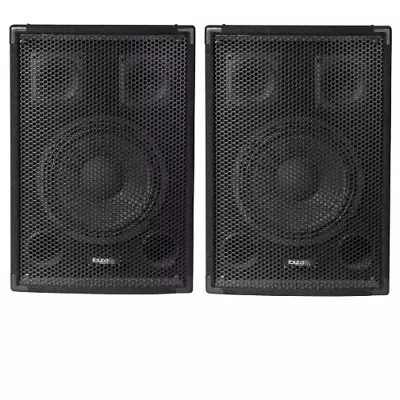 2x Ibiza Sound DISCO8B Passive 8  Speaker 300W DJ House Party Sound System • £117