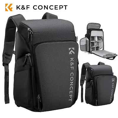 K&F Concept 25L Travel Camera Backpack Large Capacity Organize Bag Rucksack Case • $126.99