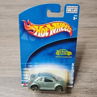 Hot Wheels Volkswagen New Beetle Cup 2000 Lees Exclusive Light Blue • $35