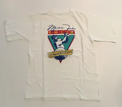 VTG Michael Jordan RMCC T-Shirt Celebrity Ronald McDonald Golf Championship SZ L • $149.99