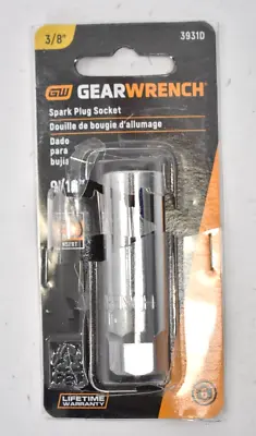 Gearwrench Spark Plug Socket Tool Chrome Finish 3/8  Drive X 9/16  3931D • $17.99