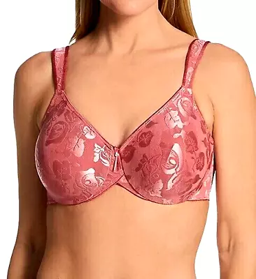 Wacoal 85567 Awareness Underwire Bra 40DD Baroque Rose Full Coverage $68 NWT • $34.95