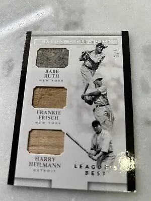 Babe Ruth 2016 Panini Game Used Jersey Worn Relic Patch Memorabilia Threads 3/5 • $1250