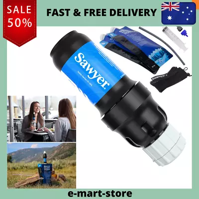Sawyer Squeeze Water Filter Kit With 2x 1.0L Water Pouches Water Bladder Kit-Au • $109