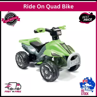 Kids Electric Quad Bike Ride Indoor/Outdoor On/Motorbike/Kids/Toddler/6V Battery • $78.99