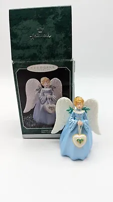 Hallmark Ornament 1998 VICTORIAN ANGEL Tree Topper Wonderful Condition • $25.49