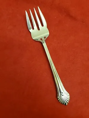  Seafare By Reed & Barton Stainless Steel  Cold Meat Serving Fork 9355 • $7.99