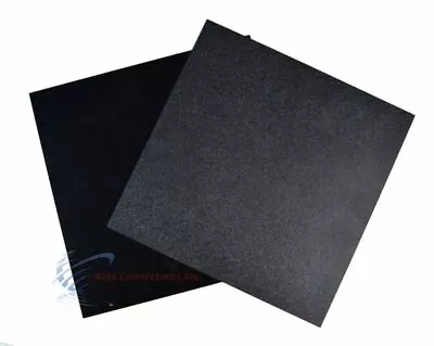 2 Pcs ABS Plastic Sheets Flexible 12  X 12  Black High Quality Car Audio Install • $12.95