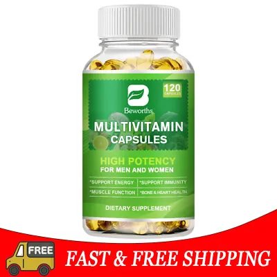 Multivitamin For Men&Women Highest Potency Daily Vitamins & Minerals Supplement • $13.79