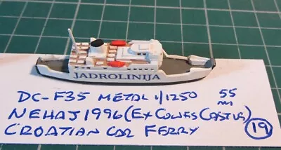 Nehaj 1996 Croatian Car Ferry By DC-F35 Scale 1/1250 Ship Model • £24.99