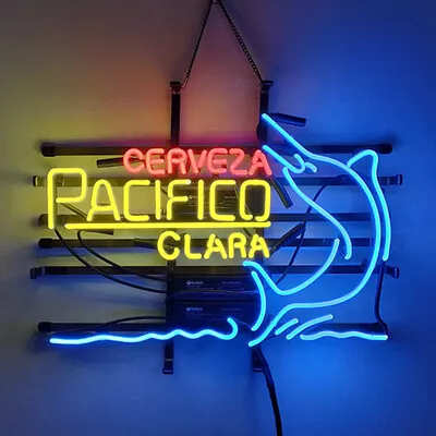 Cerveza Pacifico Beer Neon Sign Home Bar Pub Restaurant Man Cave Wall Light • $141