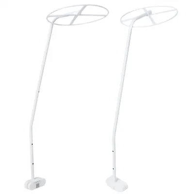 Mosquito Net Stand Holder Set Adjustable Clip On Crib Canopy Holder Rack TP • £15.95