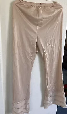 Rare Vintage Gossard Artemis Sz L Long Leg Flare Petti Pants Slip Inseam 32” • $19.99