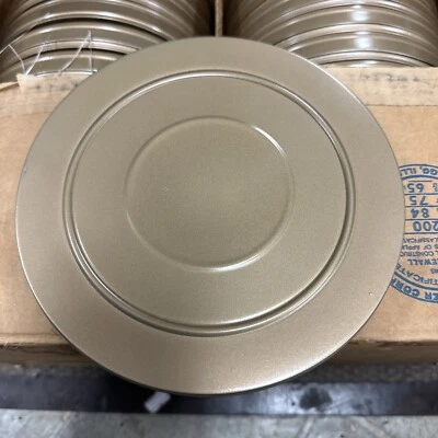 $7.99 • Buy NOS Empty 16mm  Metal Film Cans 7” Cinema Movie Reel Storage Tin Vintage
