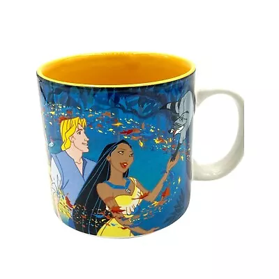 Vintage Disney Store Pocahontas & John Smith Mug 1990's • $14.98