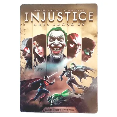 Injustice Gods Among Us - Xbox 360 - Steelbook - Free Postage - Manual. • $19.99