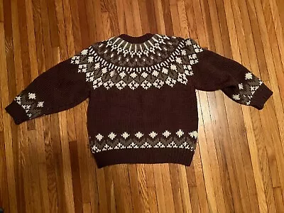 Vintage Wool Ski Sweater Winter Grandpa Sweater • $25