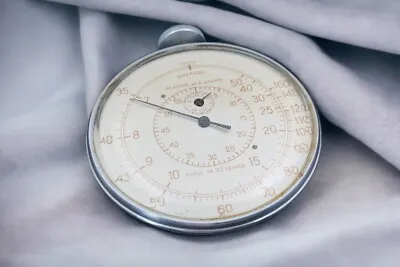 Vintage AGAT 4282 15 Jewels Big Medical Stopwatch Doctor Chronometer Pulsometer • $110