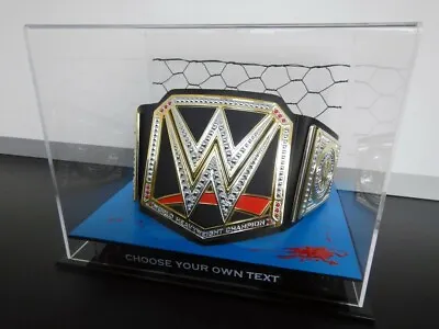 ✺New✺ UFC Championship Belt Blood Mat DISPLAY CASE MMA WWE Wrestling WWF Boxing • $174.99