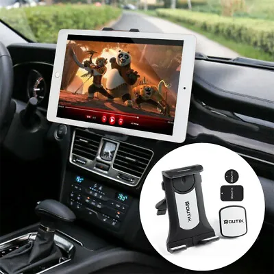 $19.90 • Buy Universal Adjustable Tablet Mount Car CD Slot Holder 2in1 Fit 3.5-10.5  IPad GPS