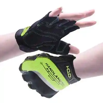 AIGEVTURE Fingerless Work Gloves For Men Utility Work Gloves For Mechanics • £8