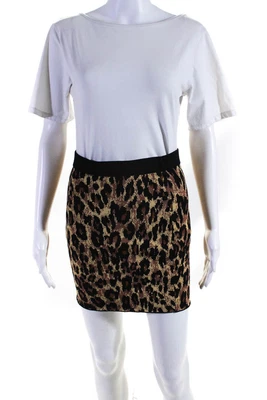 $32.99 • Buy Staud Women's Manette Skirt Leopard Size M