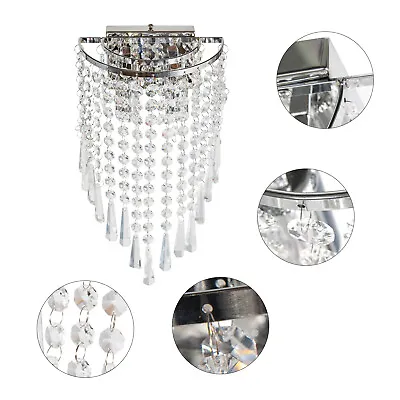 LED Bathroom Wall Lamp Corridor Sconce Modern Crystal Vanity Wall Light Fixture • $34